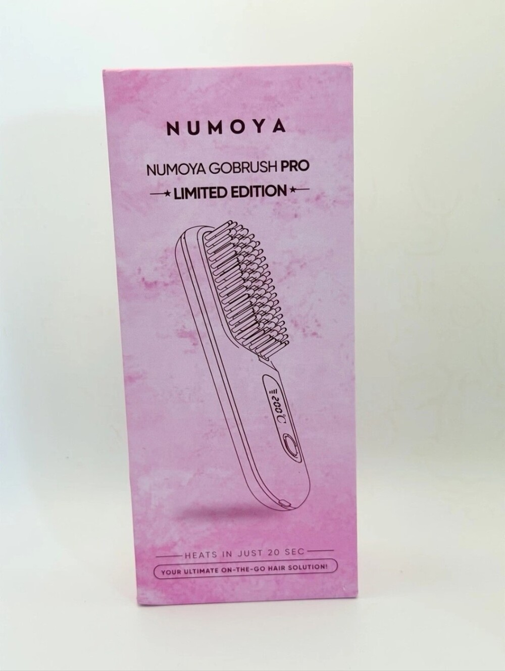 Limited Edition Pink GoBrush Pro Heated Hair Brush NWT